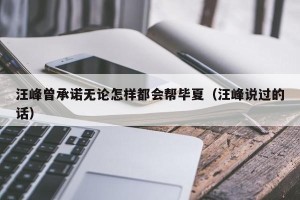 汪峰曾承诺无论怎样都会帮毕夏（汪峰说过的话）